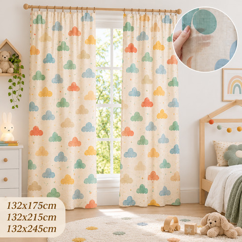 Gardinen kinderzimmer 2er set - gardinen,